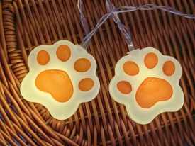 Luces decorativas x10 patitas mascotas